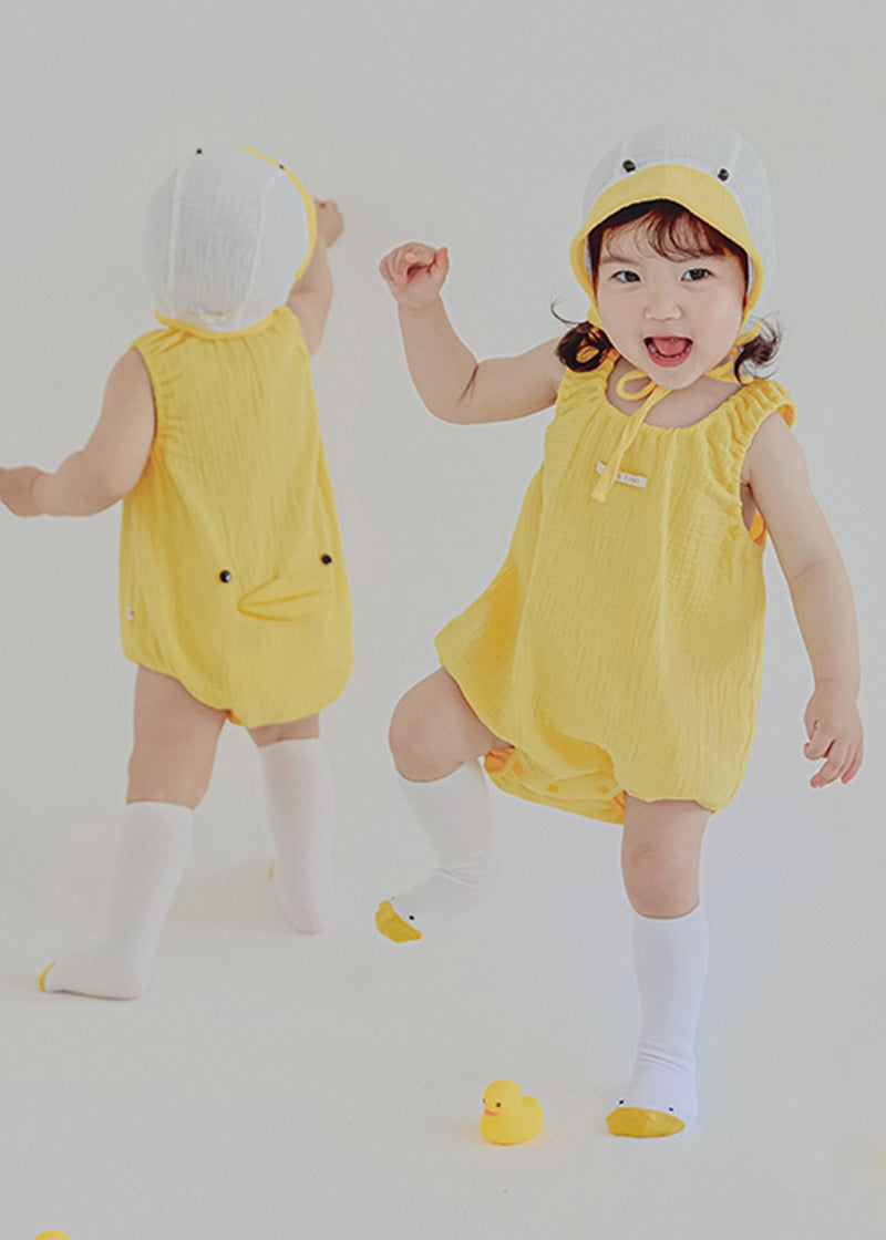 Melting Duck Bodysuit_Yellow