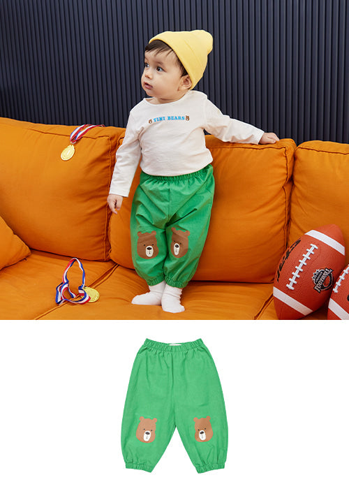 BENU CRUNCHY PANTS - Green