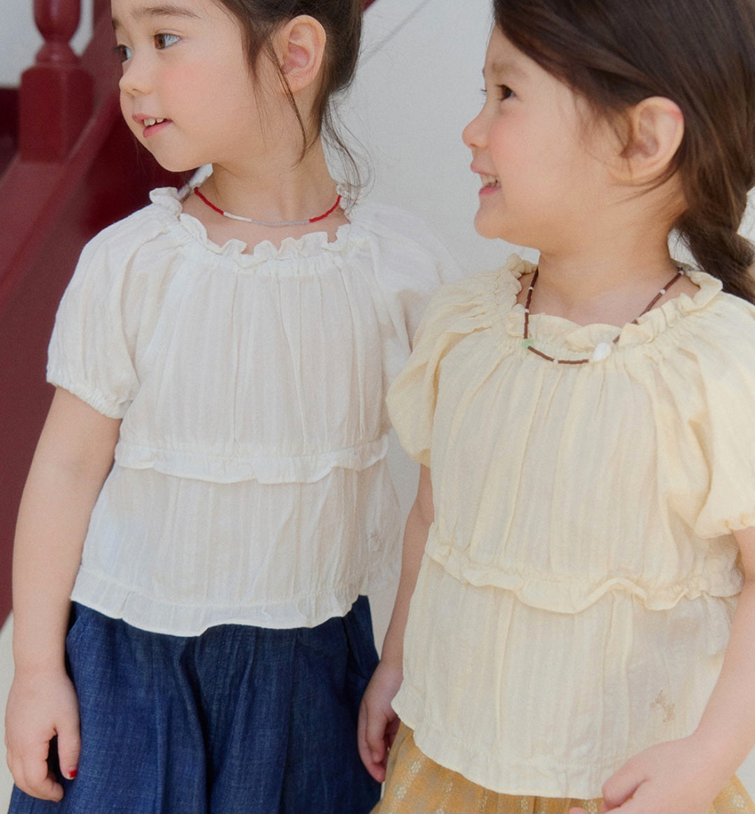 Mardi Amber Ariko Frill Blouse