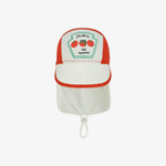 Check Point Rash Guard Hat Set Red