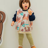 [Pimpoyo] Mongi Toddler Kids Quilted Vest (3 Colors)