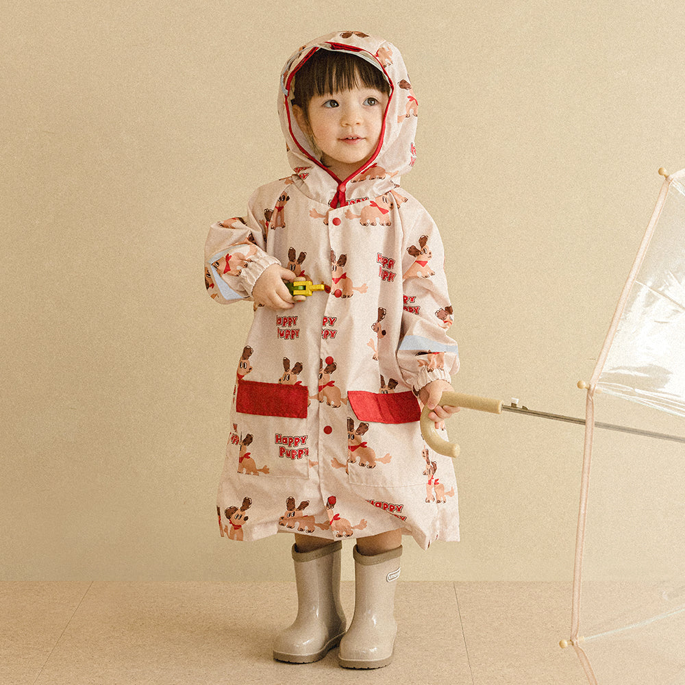 Luna Story Safety Reflective Strips Baby Toddler Raincoats