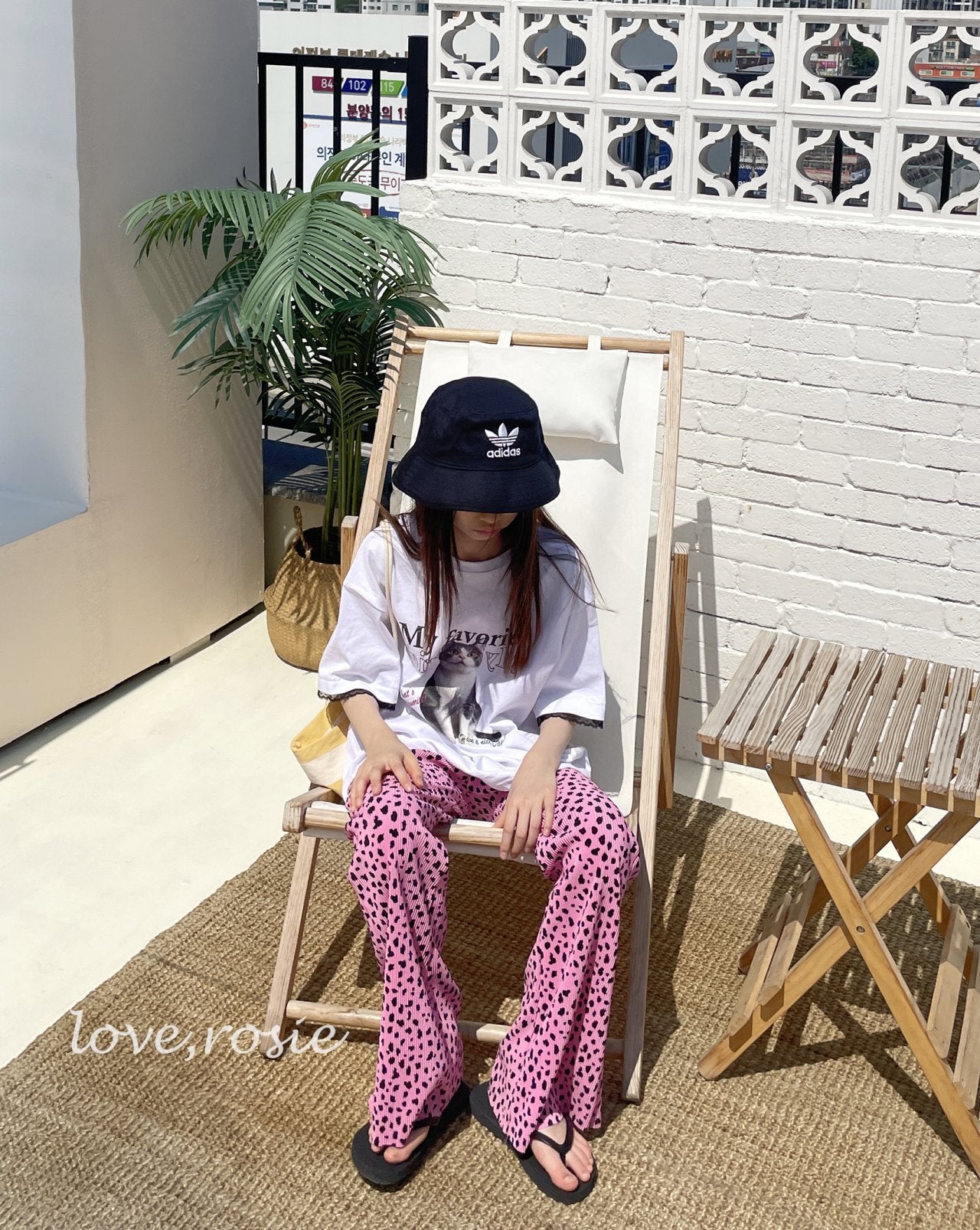 (Summer 26) Love Rosie Pink Cheetah Pleated Bootcut (2XL)