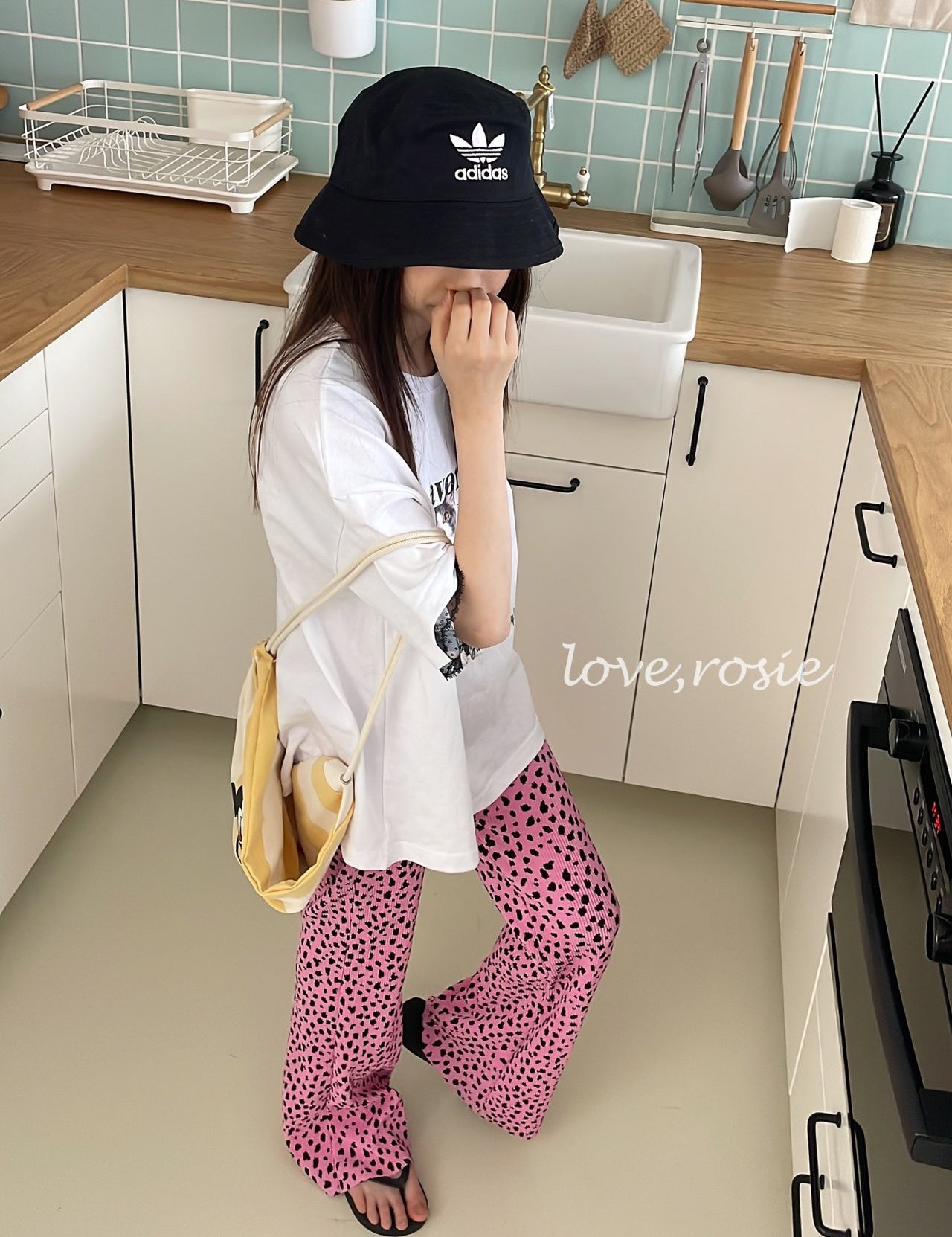 (Summer 26) Love Rosie Pink Cheetah Pleated Bootcut (2XL)