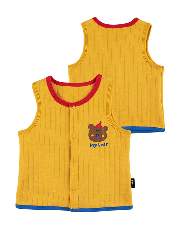 Mini Bear Vest Outer (Yellow)