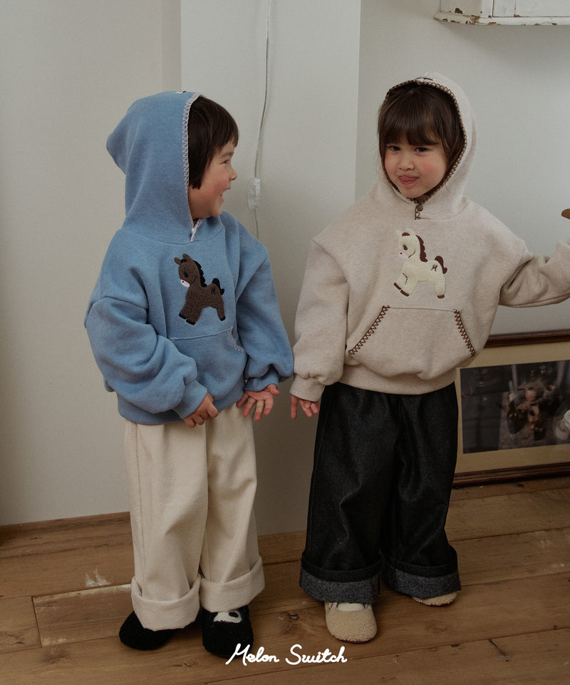 Pony fleece hoodie