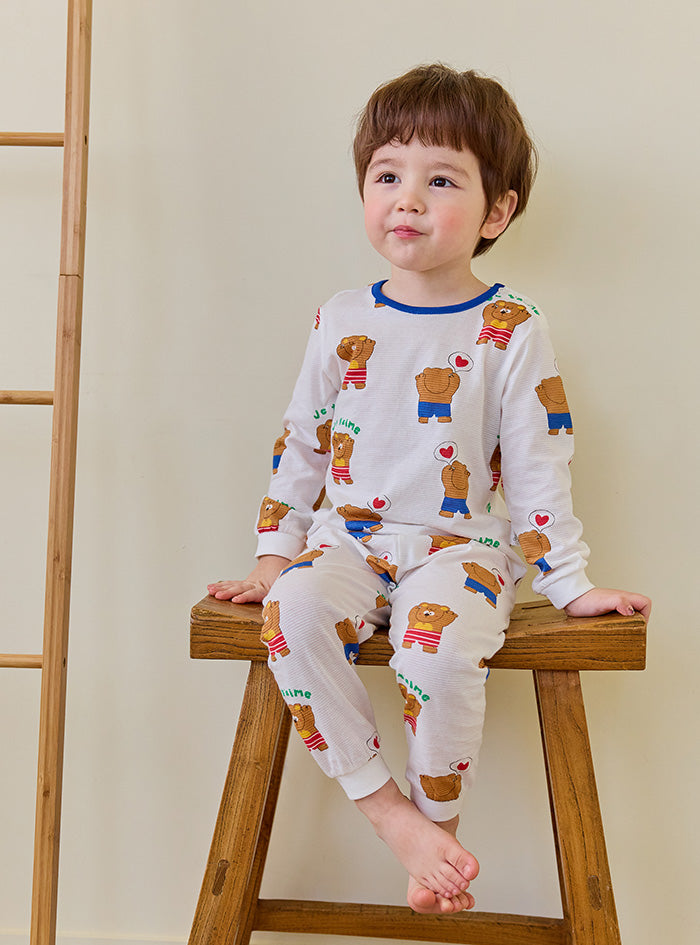 Sweet Bear jacquard (24SS) indoor wear set