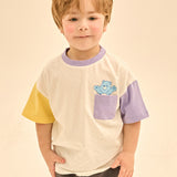 [Care Bear] Then Pee Bear Sleeve Color T-Shirt