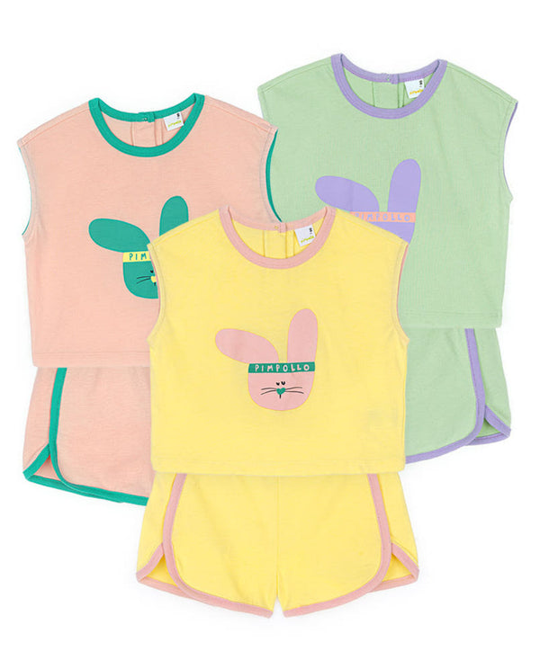 [Pimpollo] Puki vest top and bottom set