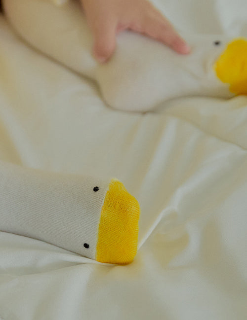 Duck knee socks