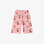 Rototobebe Crepe Fabric All-Over Indoor Wear Pink