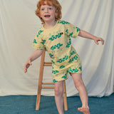 Summer baby underwear umbrella moss short sleeves set