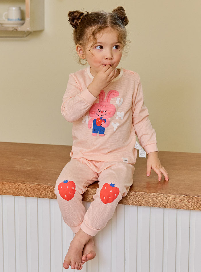 Berry Bunny jacquard (24SS) indoor wear set