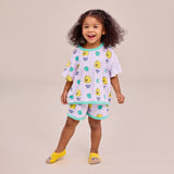 Cozy Summer IndoorSet- chicken purple