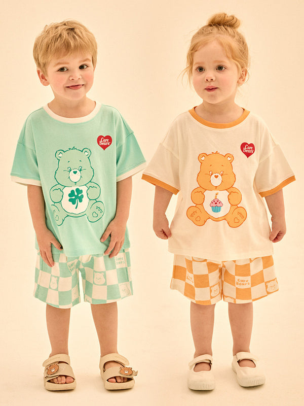 [70%OFF] Care Bear Play look top and bottom set (short sleeve)