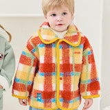 Colorful candy check dumble jacket