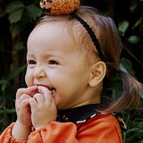 Pumpkin hairband