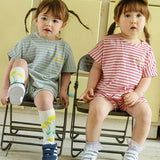 [Pimpollo] Happy Stripe top and bottom set