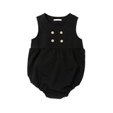 LOGAN ROMPERS BLACK