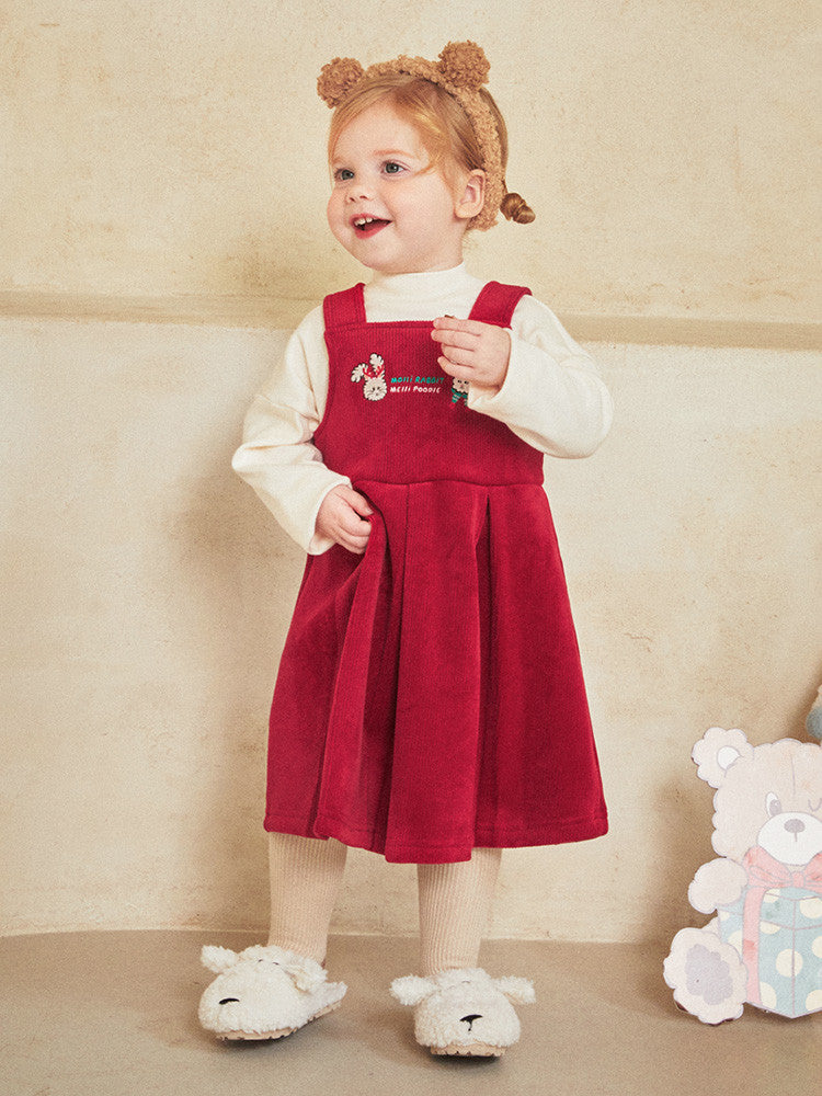 Merry Ann Layered Veloa Bonding Dress