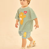 [Care Bear] Care Bears Pinstripe Overfit T-Shirt