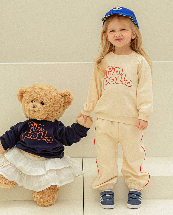 [Pimpollo] Mild top and bottom clothes Set