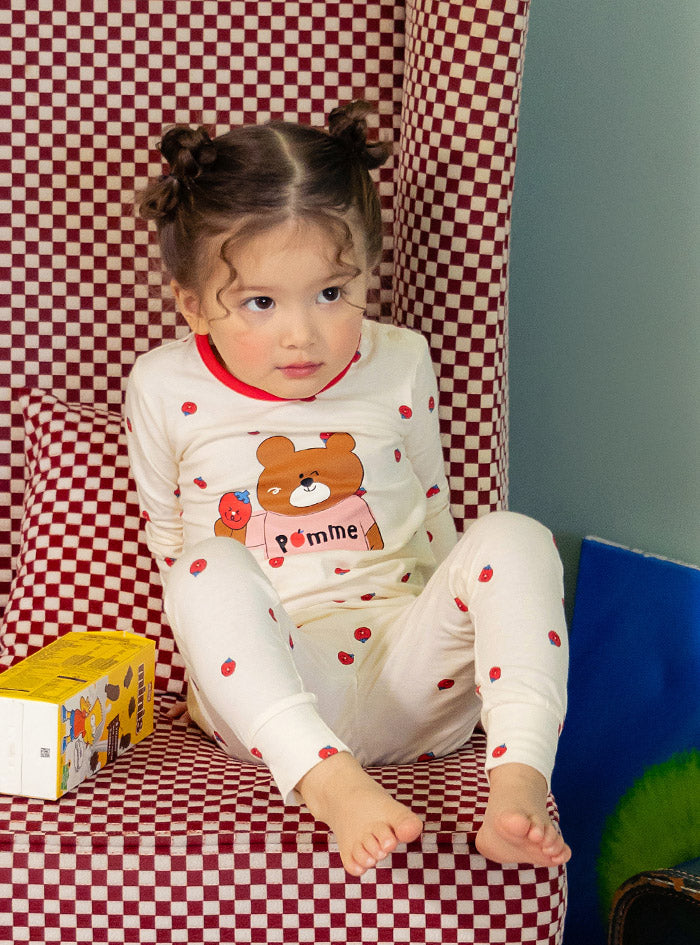 Pom Pom single spandex (24SS) indoor wear set