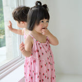 [6/26~Sequential Shipping][Pre-order] Cherry Sleeveless Pleated Dress