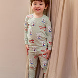 Apple milk single spandex (24SS) indoor wear set