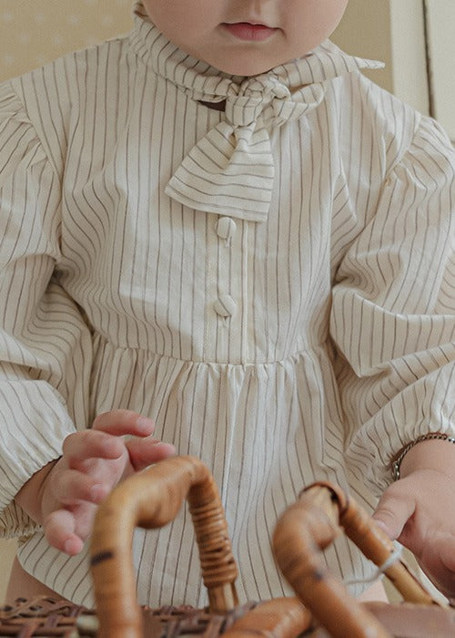 Bow Bodysuit_Beige