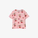 Rototobebe Crepe Fabric All-Over Indoor Wear Pink