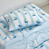 3°C) Extreme Cool Chaltteok Ice Pillowcase 60*40 Ocean Boat Blue_CZ0326020