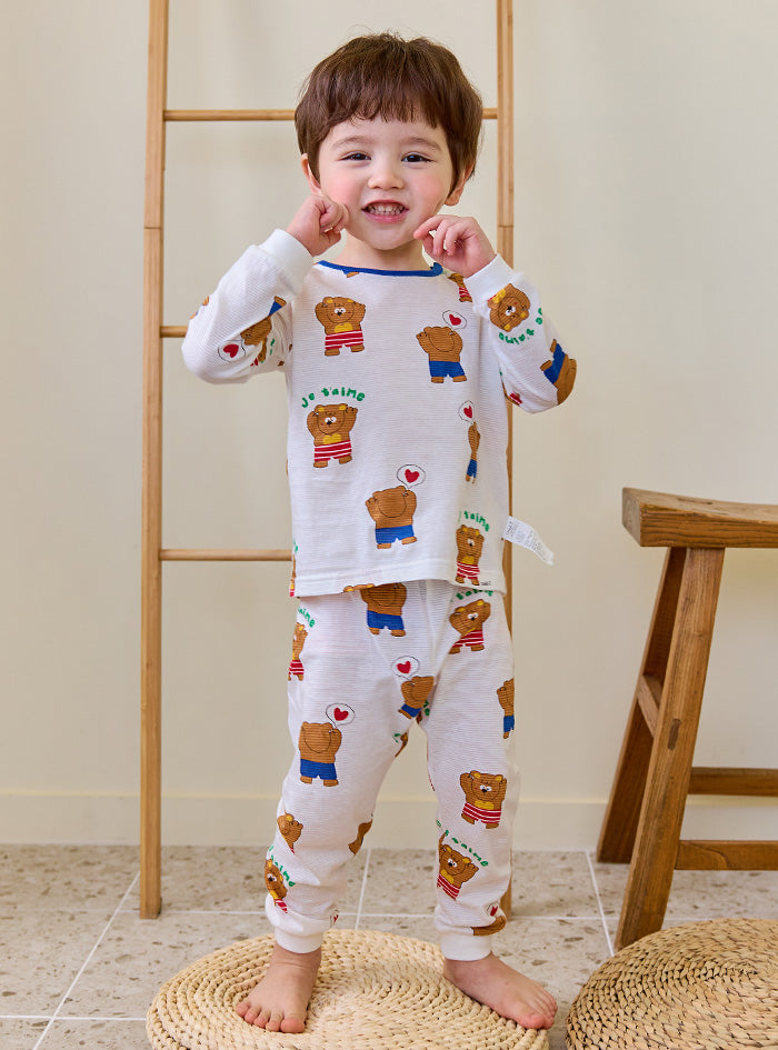 Sweet Bear jacquard (24SS) indoor wear set