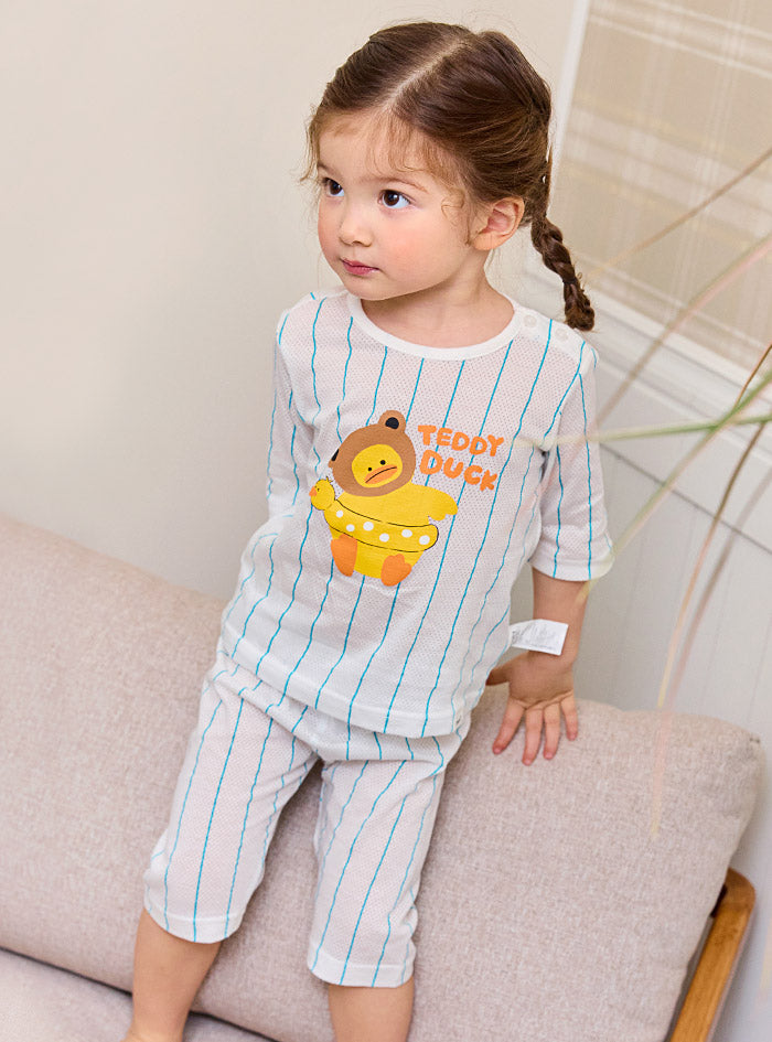 Teddy Duck Mid Sleeve (24SS) Mesh Indoor Set