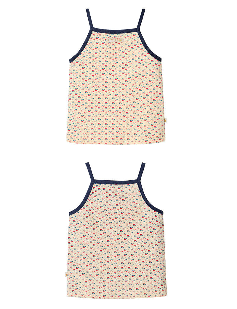 Popin Sleeveless T-shirt_Cream [Scheduled for shipment after May 15]