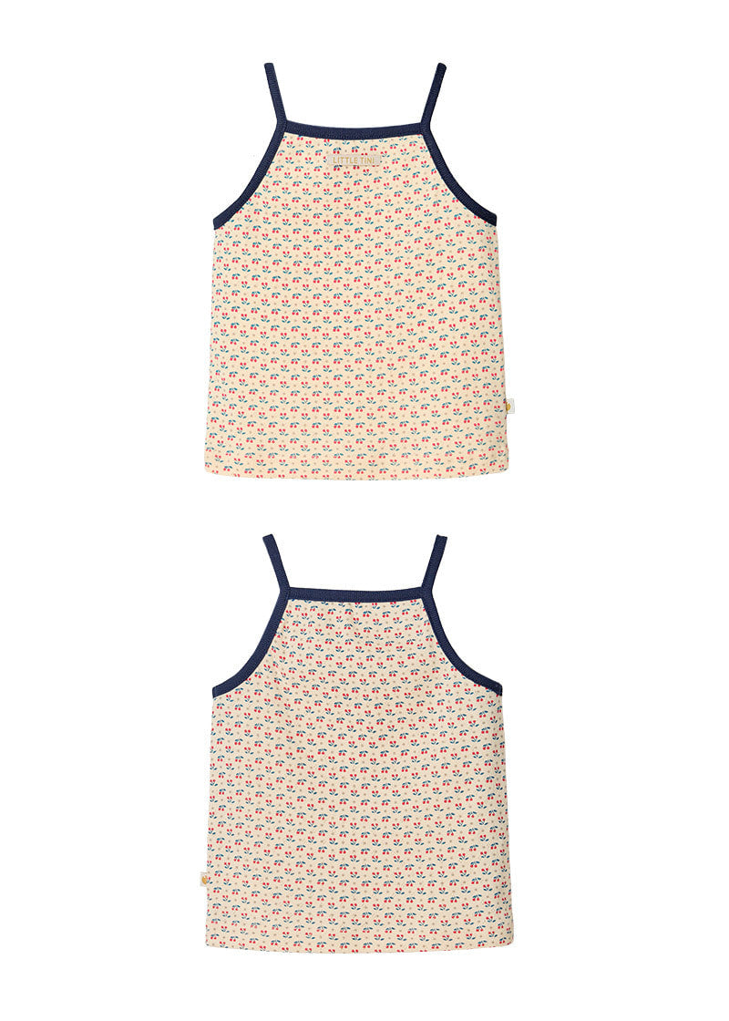 Popin Sleeveless T-shirt_Cream [Scheduled for shipment after May 15]