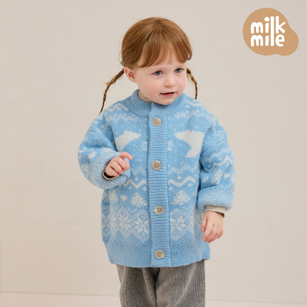 [Milk Mile] Winter Bearco Wichan Sweater Cardigan