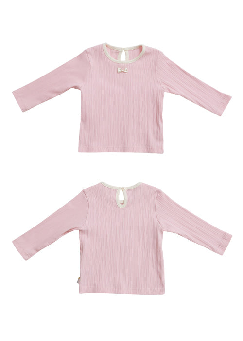 Ribbon T-shirt Pink