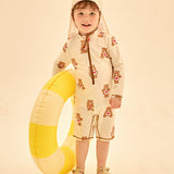 [Care Bear] Suwimsuit Trash Guard Waflap Cap Set