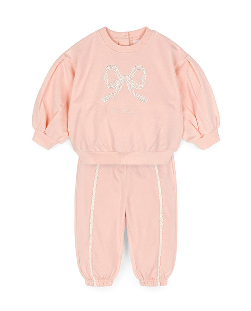 [Pimpollo] Coco ribbon top and bottom clothes (2 colors)