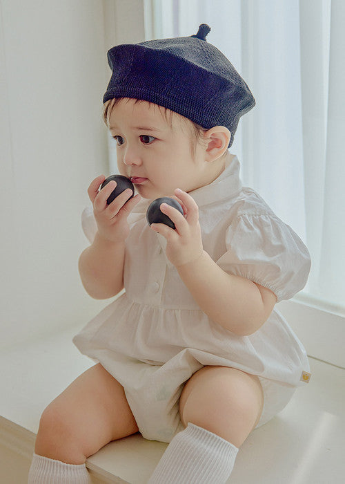 Tie short-sleeve bodysuit