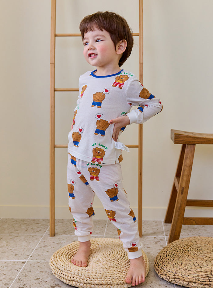 Sweet Bear jacquard (24SS) indoor wear set