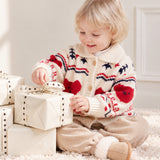 [Milk Mile] Milk Bear Cowichan Sweater Cardigan