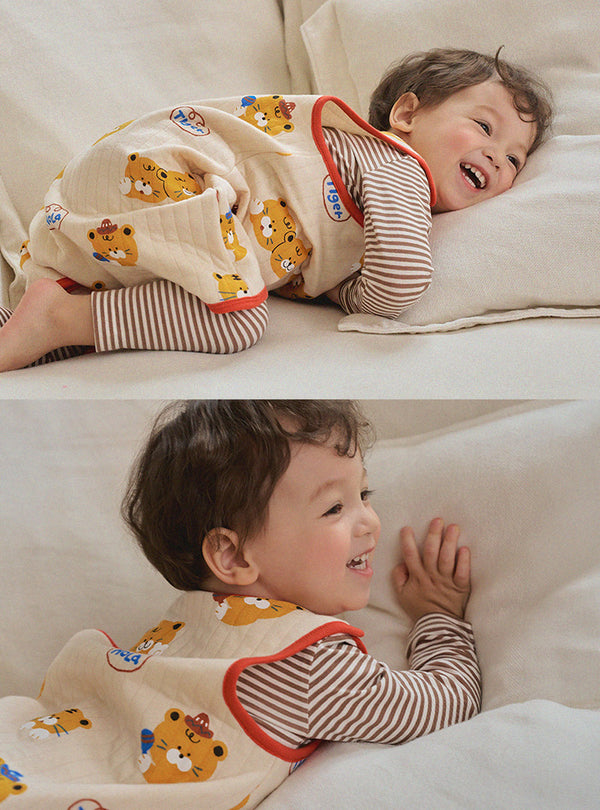 Hoho Tiger Sleeping vest  24FW