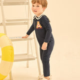 [Care Bear] Tender Heart Bear Sailor Rash Guard Swimsuit (Flap Cap Set)