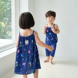 [6/26~Sequential Shipping][Pre-order] Space Sleeveless Pleated Dress