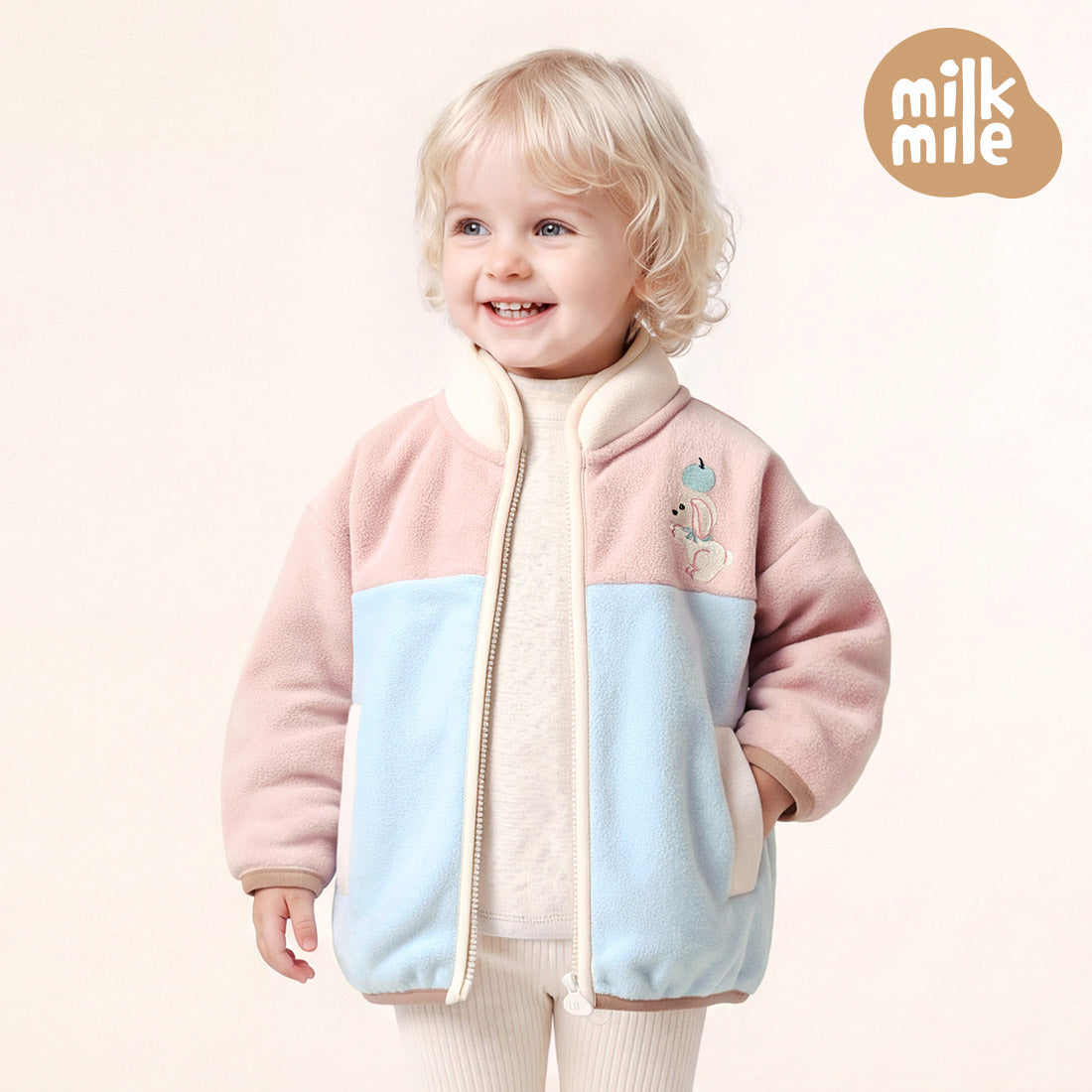 [Milk Mile] Apple Doggy Polar Fleece Jumper