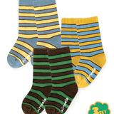 一組3種不同款式的快樂襪子