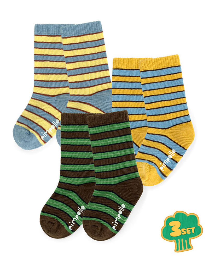 A set of 3 types of joyful socks