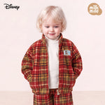 [Milk Mile] [Disney] Mickey Mouse Camping Check Polar Fleece Jumper